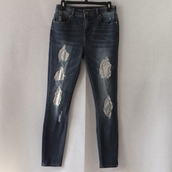 New $175 ROMEO & JULIET COUTURE Jeans Size M - Picture 4 of 8